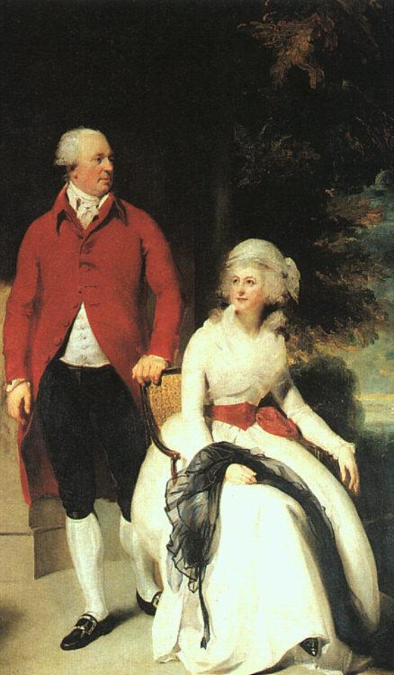  Sir Thomas Lawrence Portrait of Mr and Mrs Julius Angerstein oil painting image